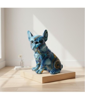 Figura Decorativa Bulldog Resina Pop Art, Escultura Moderno, Adorno Perro Bulldog, Decoración Hogar Oficina,