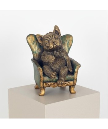 Figura de Bulldog de Resina para Decoración Moderna - Detalles Realistas y Diseño Elegante para el Hogar