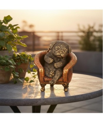 Figura Decorativa Bulldog Realista para Hogar y Oficina - Escultura de Perro Bulldog - Regalo Ideal para Amantes