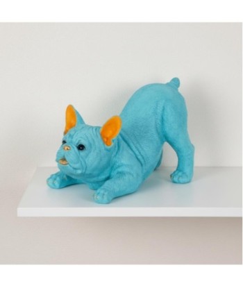 Figura Decorativa Bulldog de Resina Diseño Pop Art para Hogar y Oficina, Regalo Original para Amantes de Perros