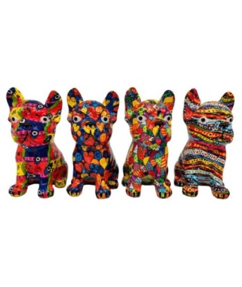 Figura de Perro Decorativa Pop Art, Resina, Diseño Moderno, Ideal para Hogar, Oficina, Regalo Original, 10cm
