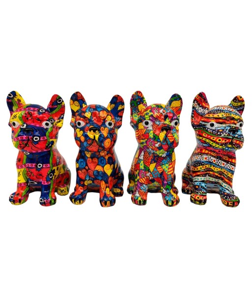 Figura de Perro Decorativa Pop Art, Resina, Diseño Moderno, Ideal para Hogar, Oficina, Regalo Original, 10cm