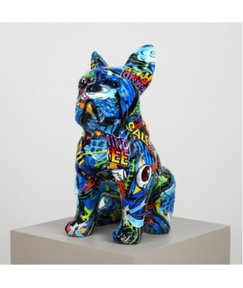 Figura Decorativa de Perro Bulldog en Estilo Pop Art, Escultura Moderna para Hogar y Oficina, Regalo Original