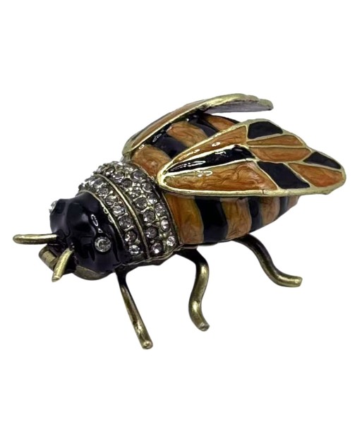 Caja Abeja Decorativa de Metal para Almacenamiento, Regalos y Organización del Hogar, Ideal para Decoración Vintage