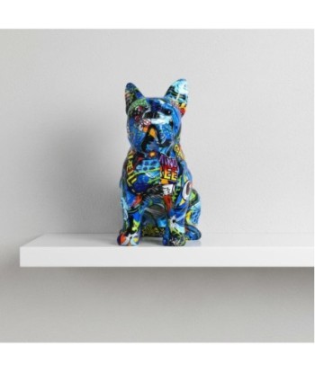 Figura Decorativa de Perro Bulldog en Estilo Pop Art, Escultura Moderna para Hogar y Oficina, Regalo Original