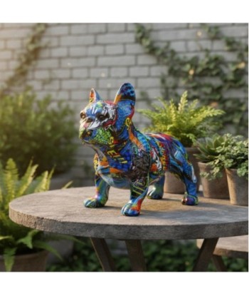 Figura Decorativa Bulldog Estilo Pop Art para Hogar y Oficina - Ideal para Regalos, Decoración Moderna y Coleccionistas
