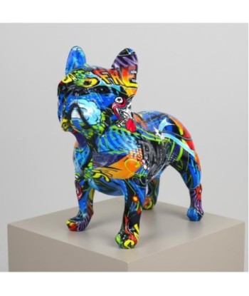 Figura Decorativa Bulldog Pop Art Resina - Ideal para Hogar y Oficina - Diseño Moderno y Creativo para Amantes