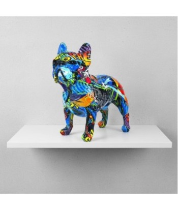 Figura Decorativa Bulldog Pop Art Resina - Ideal para Hogar y Oficina - Diseño Moderno y Creativo para Amantes