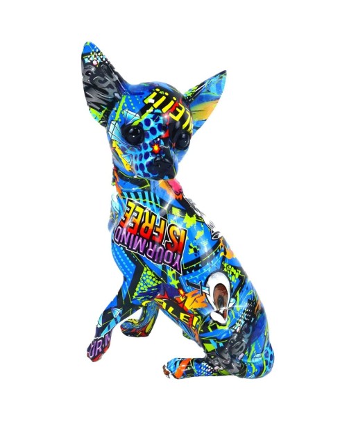 Figura Decorativa de Perro Estilo Pop Art, Ideal para Hogar, Oficina, Regalo Original, Decoración Moderna, Detalle