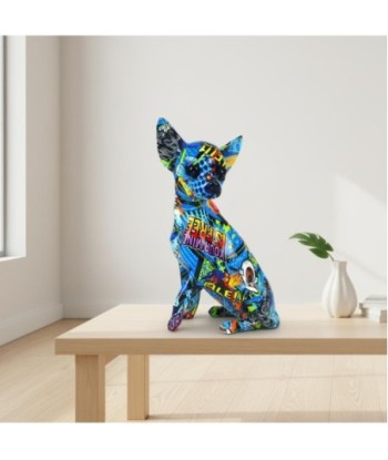 Figura Decorativa de Perro Estilo Pop Art, Ideal para Hogar, Oficina, Regalo Original, Decoración Moderna, Detalle