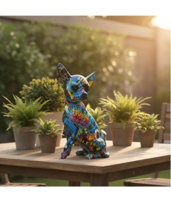 Figura Decorativa de Perro Estilo Pop Art, Ideal para Hogar, Oficina, Regalo Original, Decoración Moderna, Detalle