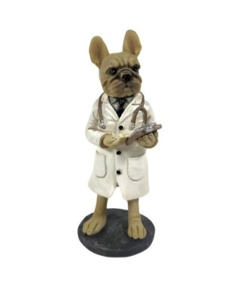 Figura Decorativa Bulldog Médico de Resina, Decoración Moderna para Hogar, Regalo Original para Amantes de Perros