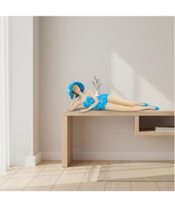 Figura Decorativa Marinera BaÐista de Resina Azul para Decoración del Hogar, Ideal para Regalo y Colección Náutica Figura Decorativa Marinera BaÐista de Resina Azul para Decoración del Hogar, Ideal para Regalo y Colección Náutica