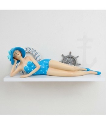 Figura Decorativa Marinera BaÐista de Resina Azul para Decoración del Hogar, Ideal para Regalo y Colección Náutica Figura Decorativa Marinera BaÐista de Resina Azul para Decoración del Hogar, Ideal para Regalo y Colección Náutica