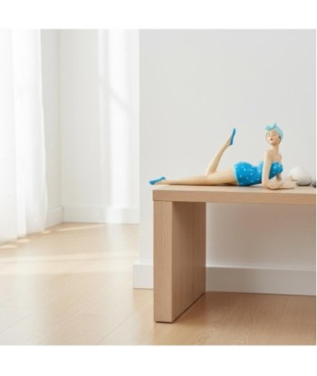 Figura Decorativa Marinera BaÐista Resina Azul - Decoración Náutica para Hogar, Oficina y Regalo Original