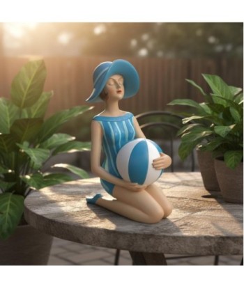 Figura Decorativa Marinera Bañista Azul - Perfecta para Decoración Náutica del Hogar, Oficina o Regalo Original Figura Decorativa Marinera Bañista Azul - Perfecta para Decoración Náutica del Hogar, Oficina o Regalo Original