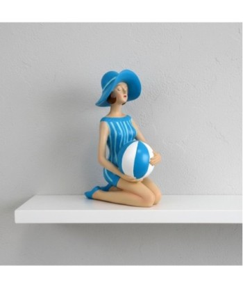 Figura Decorativa de Resina Marinera BaÐista, Estilo Náutico, Decoración para Hogar, Regalo Original, Detalle Figura Decorativa de Resina Marinera BaÐista, Estilo Náutico, Decoración para Hogar, Regalo Original, Detalle