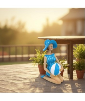 Figura Decorativa de Resina Marinera BaÐista, Estilo Náutico, Decoración para Hogar, Regalo Original, Detalle Figura Decorativa de Resina Marinera BaÐista, Estilo Náutico, Decoración para Hogar, Regalo Original, Detalle