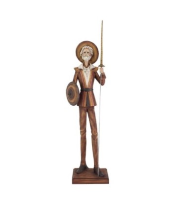 Figura de Don Quijote en Resina - Decoración Clásica de Coleccionista - Ideal para Salón u Oficina - Regalo Único