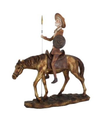 Figura de Don Quijote de la Mancha en Resina - Decoración Clásica para Hogar - Ideal para Amantes de la Literatura