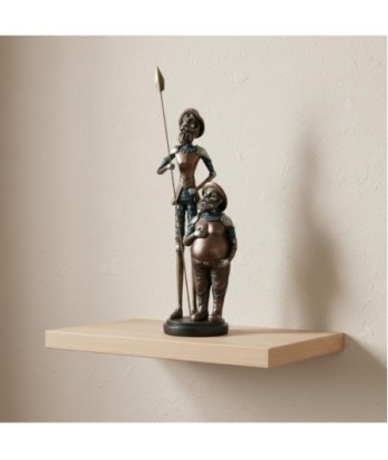Figura Clásica Don Quijote y Sancho Panza en Resina, Decoración Hogar, Regalo Perfecto, Arte Español