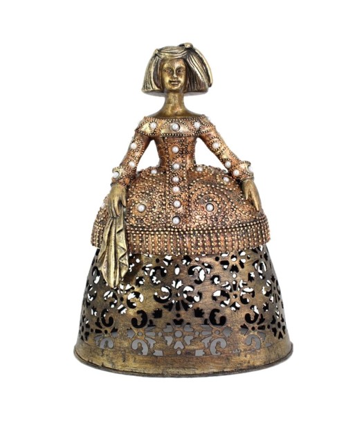Figura Decorativa Menina Clásica de Resina - Arte Escultura Decoración Hogar - Regalo Elegante Estilo Barroco