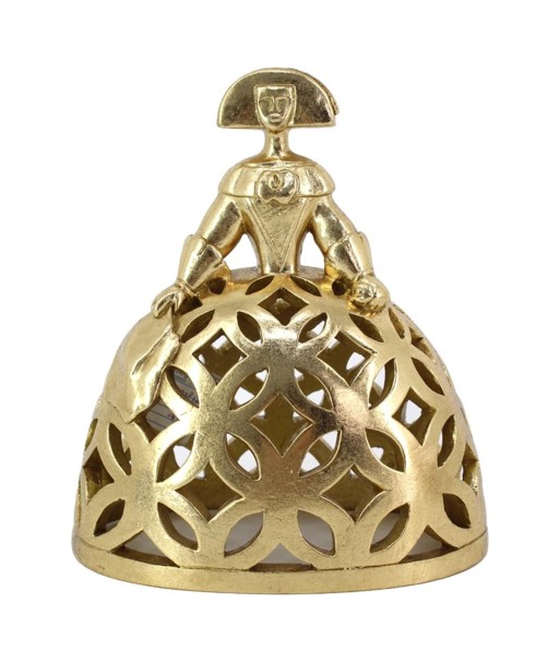 Figura Decorativa Menina Clásica Resina Dorado - Arte Escultura Decoración Hogar - Regalo Original y Elegante