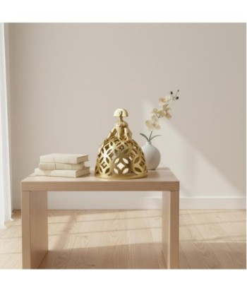 Figura Decorativa Menina Clásica Resina Dorado - Arte Escultura Decoración Hogar - Regalo Original y Elegante