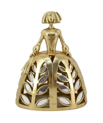 Figura Decorativa Menina Clásica de Resina para Decoración de Hogar y Oficina - Estilo Elegante y Sofisticado