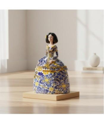 Figura Decorativa Menina Pop Art, Escultura Moderna de Resina, Arte Multicolor para Hogar y Oficina, Regalo Original