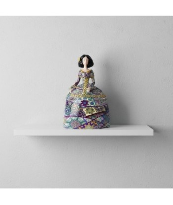 Figura Decorativa Menina Pop Art, Escultura Moderna de Resina, Arte Multicolor para Hogar y Oficina, Regalo Original