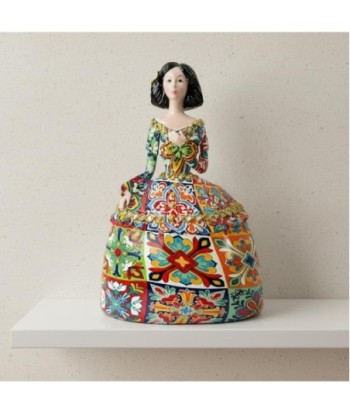 Figura Decorativa Menina Estilo Pop Art - Escultura Moderna de Resina para Hogar y Oficina - Diseño Multicolor