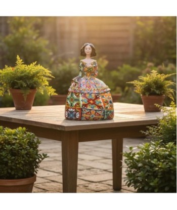 Figura Decorativa Menina Estilo Pop Art - Escultura Moderna de Resina para Hogar y Oficina - Diseño Multicolor