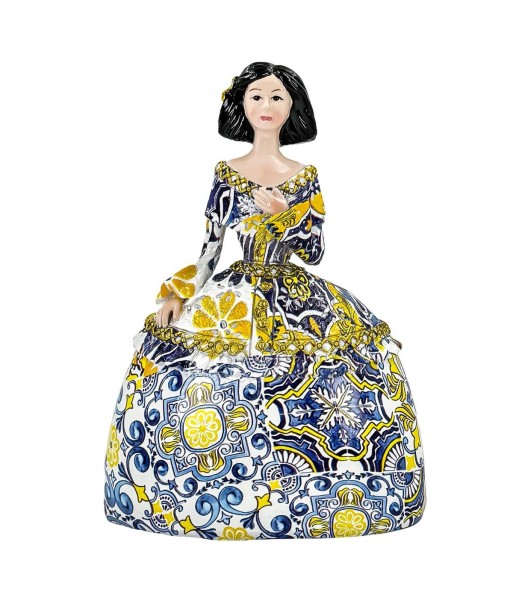 Figura Decorativa Menina Estilo Pop Art - Escultura Moderna de Resina para Hogar y Oficina - Diseño Multicolor