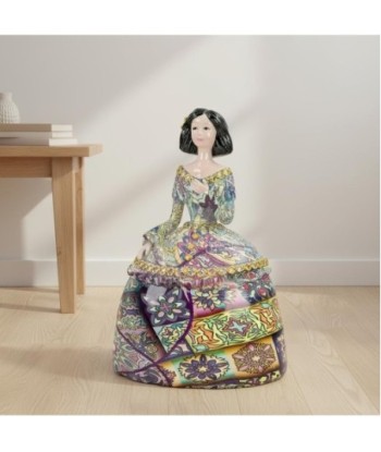 Figura Decorativa Menina Estilo Pop Art - Escultura Moderna de Resina para Hogar y Oficina - Diseño Multicolor