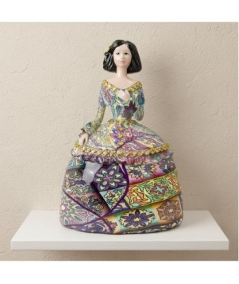 Figura Decorativa Menina Estilo Pop Art - Escultura Moderna de Resina para Hogar y Oficina - Diseño Multicolor