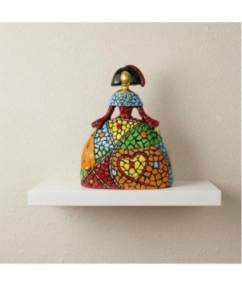 Figura Decorativa Menina Pop Art Resina - Diseño Moderno y Colorido para Decoración del Hogar, Ideal para Regalo