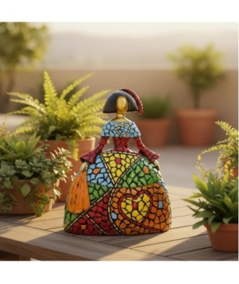 Figura Decorativa Menina Pop Art Resina - Diseño Moderno y Colorido para Decoración del Hogar, Ideal para Regalo