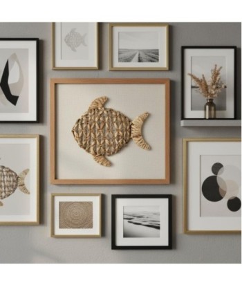 Adorno Decorativo Pez para Pared, Diseño Natural, Estilo Náutico, Ideal para Hogar, Oficina, Regalo Original