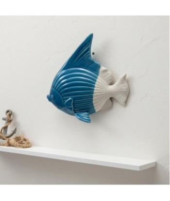 Figura Decorativa de Pez en Resina, Diseño Marinero, Ideal para Decoración del Hogar, Regalo Original, Estilo