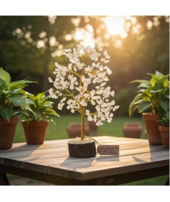 Árbol de Piedras Preciosas Decorativo para Energía Positiva y Armonía, Ideal para Regalo y Decoración del Hogar