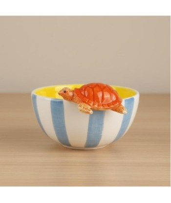 Cuenco decorativo tortuga cerámica azul, diseño marinero, perfecto para decoración del hogar, regalo original Cuenco decorativo tortuga cerámica azul, diseño marinero, perfecto para decoración del hogar, regalo original