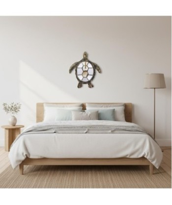 Adorno de Pared Tortuga con Espejo Decorativo Moderno para Hogar y Oficina, Diseño Elegante y Único