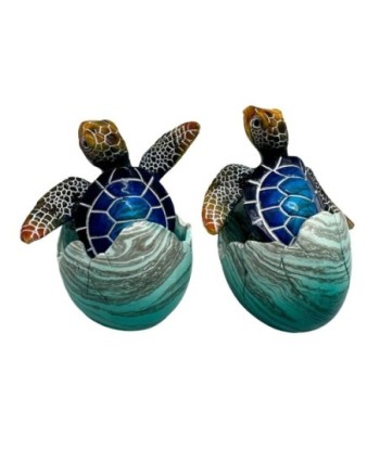 Miniatura de Tortuga Decorativa para Hogar, Figura de Resina Azul, Ideal para Decoración Clásica, Adorno de Colección