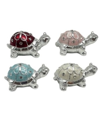 Figura de Tortuga Decorativa Resina Multicolor, Miniatura Clásica para Decoración del Hogar, Ideal Regalo Original