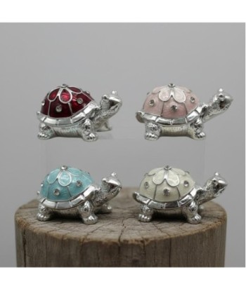 Figura de Tortuga Decorativa Resina Multicolor, Miniatura Clásica para Decoración del Hogar, Ideal Regalo Original