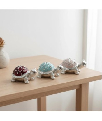 Figura de Tortuga Decorativa Resina Multicolor, Miniatura Clásica para Decoración del Hogar, Ideal Regalo Original
