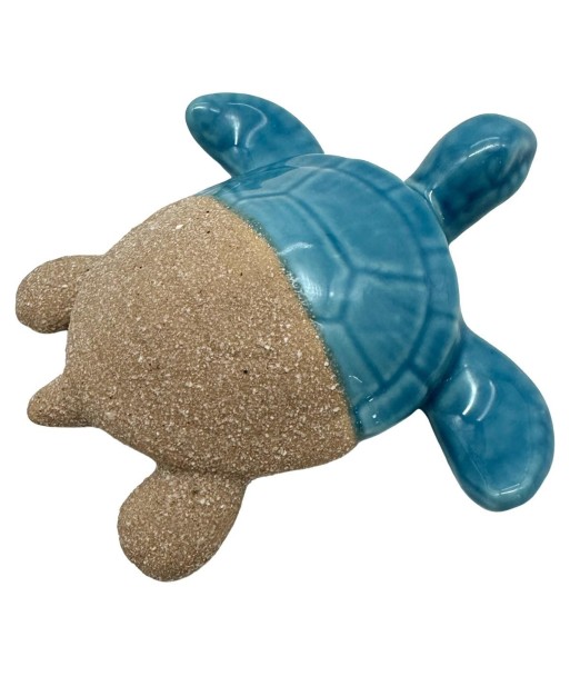 Figura Decorativa Tortuga Azul Resina, Adorno Marinero, Decoración Hogar, Regalo Original, Estilo Náutico, Detalle
