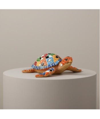 Figura Decorativa de Tortuga Multicolor de Resina - Arte Moderno Pop Art para Decoración de Hogar y Oficina