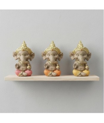 Figura Decorativa de Ganesha en Resina - Escultura Oriental para Hogar - Ideal para Meditación y Feng Shui -